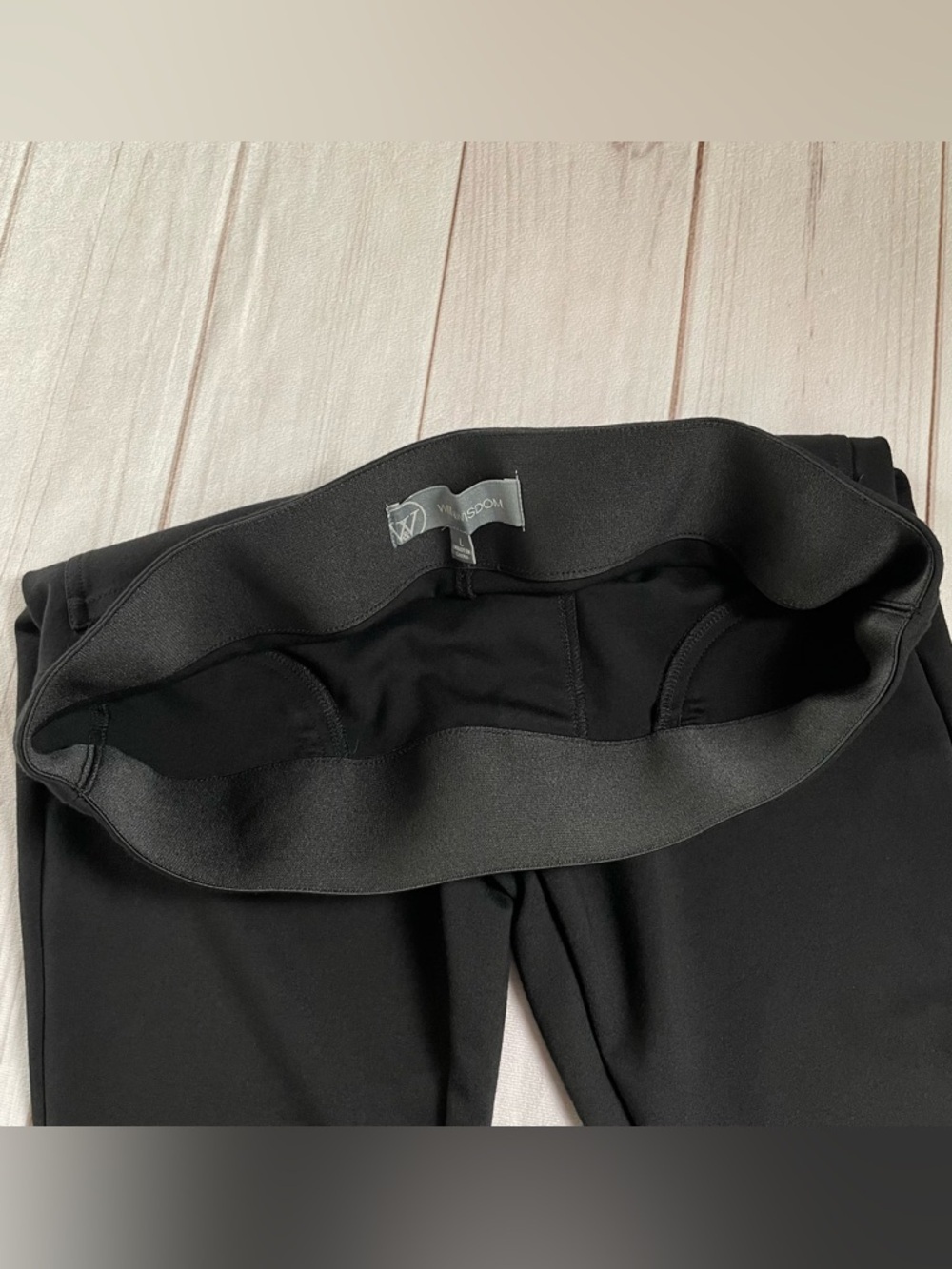 Wit & Wisdom Ab Solution Pull on Ponte Knit Skinny Pants Jeggings Womens L Black - Picture 11 of 15